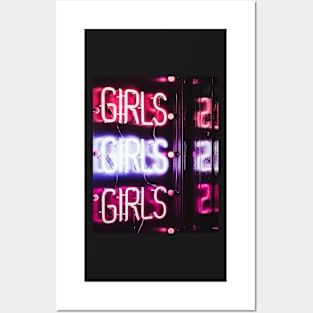 Pink neon, Girls Posters and Art